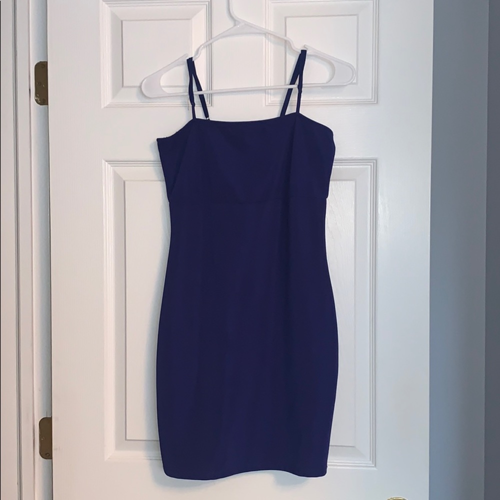 Royal Blue Mini Dress